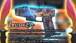 FINALLY A HUGE CS2 UPDATE! (ZEUS SKIN + NEW CASE AND A LOT MORE)