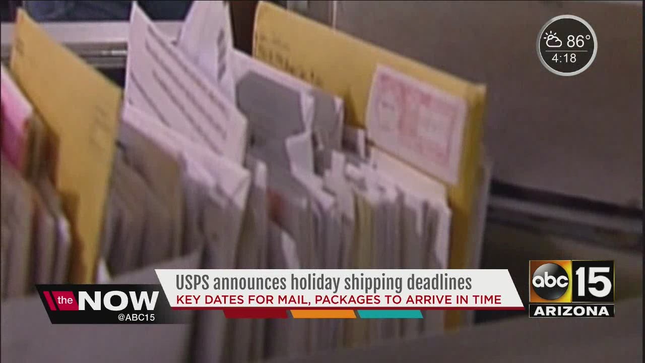 Get ready to mail in those holiday gifts