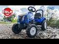 Falk  new holland pedal tractor with trailer ref3080ab