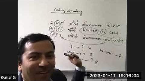 CODING ENCODING - KUMAR SIR @LokSewa 2.0