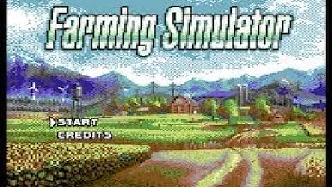 Farming Simulator (Commodore 64) Yes, they ported Farming Sim to the C64