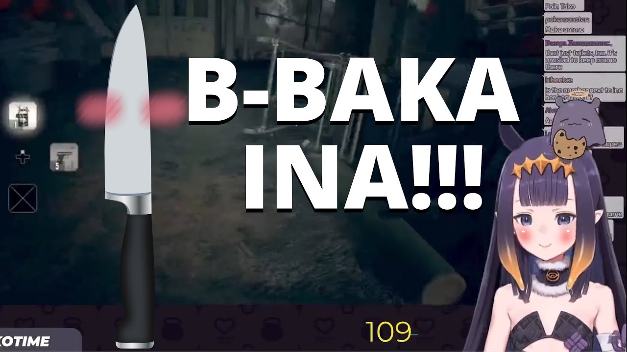 INA GOT A KNIAFU FROM HER WAIFU