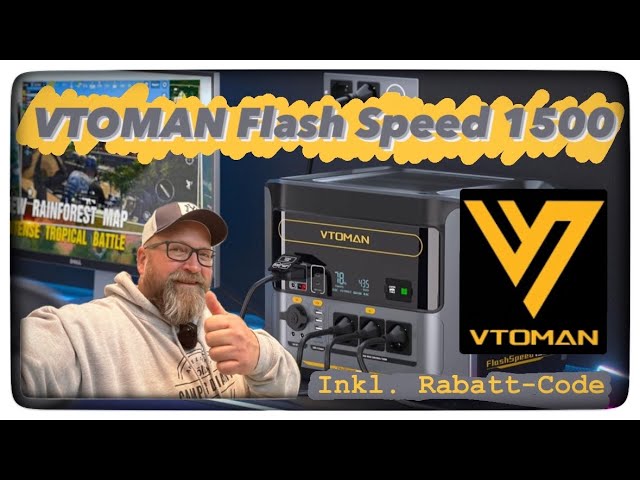 VTOMAN Jump 1000 Portable Power Station ( Im Test)😍Autark mit 1408 WH???  