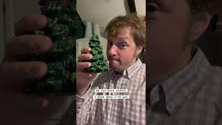 Mini vintage ceramic Christmas tree