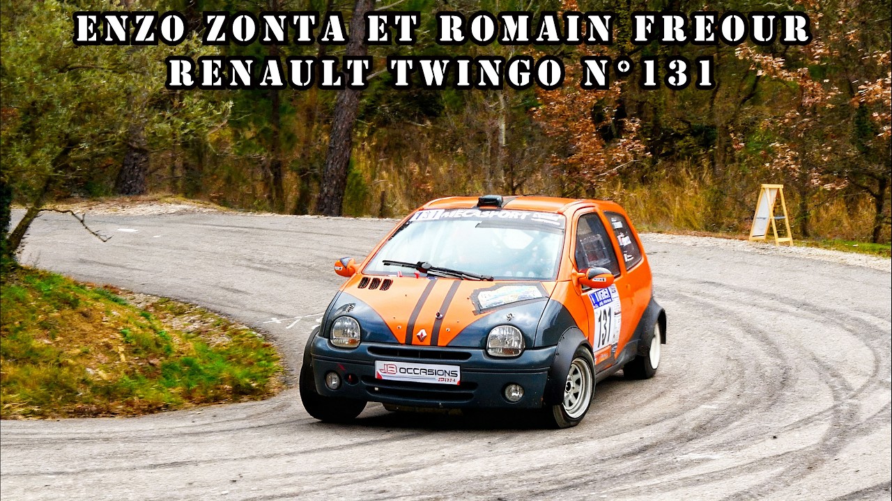 Rallye de Vaison la Romaine 2026 - Renault Twingo N°131 - Enzo Zonta et Romain FREOUR