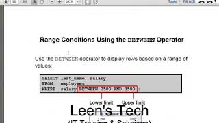 Oracle SQL 11g Tutorial in Bangla: Fundamentals#1 Lesson#2 Part#1