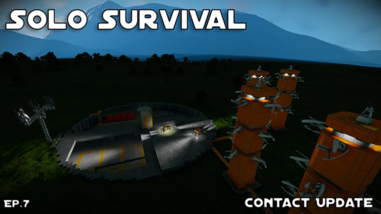 Space Engineers - Solo Survival Contact Ep.7| Time Lapse - YouTube
