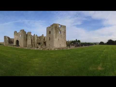 Walking in the picnic area of the castle