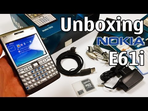 Nokia E61i Unboxing 4K with all original accessories RM-227 Eseries review