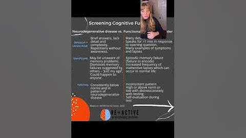 Functional cognitive disorders 101 today