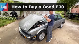 How to buy a good BMW e30 325