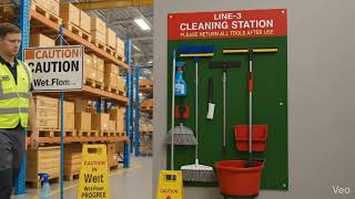 5s Cleaning Station Shadow Board For Warehouse | Available on IndiaMART