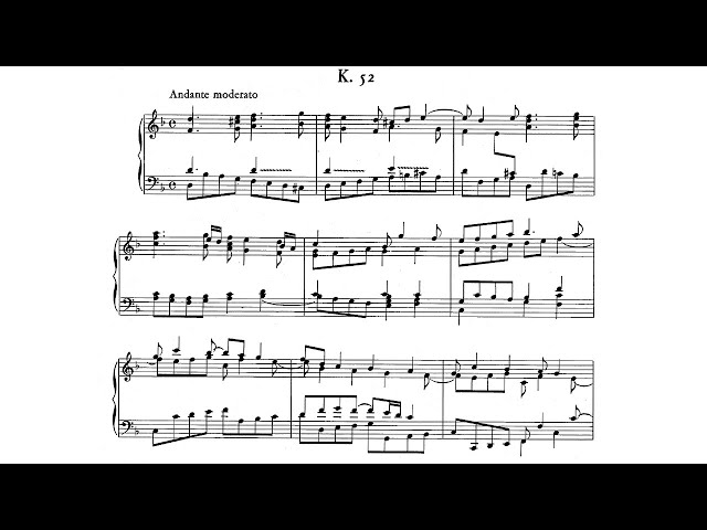 Scarlatti: Keyboard Sonata in D minor K 52 - Ralph Kirkpatrick