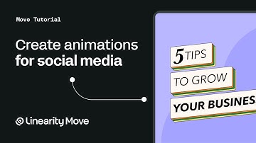 Create eye-catching social media animations with Linearity Move