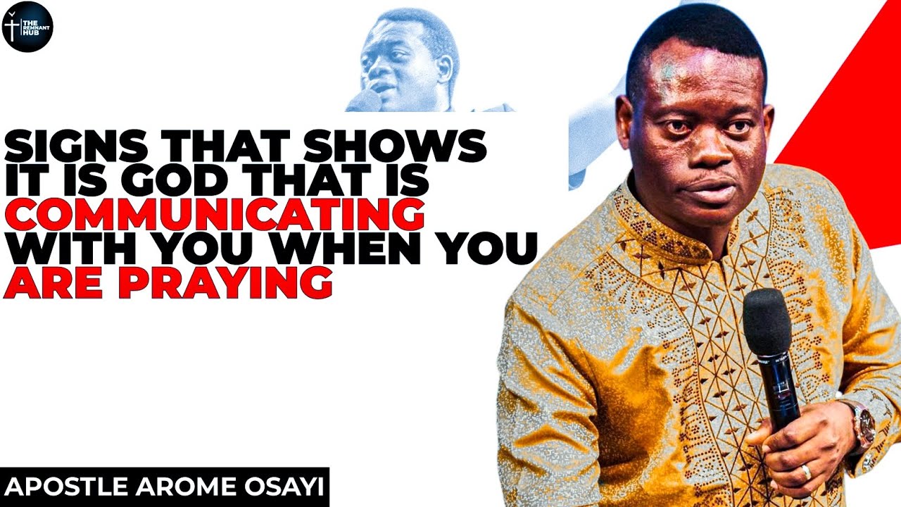 HOW TO DESIGN & KNOW THE MOVEMENTS & COMMUNICATIONS OF GOD WHEN YOU PRAY||APOSTLE AROME OSAYI#prayer