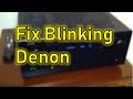 Red Blinking Power Indicator Denon Receiver AVR-488 - shuts off - won't stay on etc.FIX!