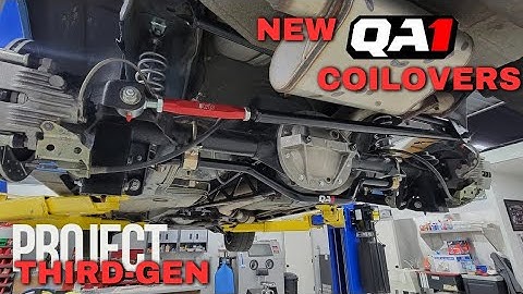 Double Adjustable QA1 Rear Coilovers on Project 3rd Gen Camaro | Better Handling & Lower Stance!