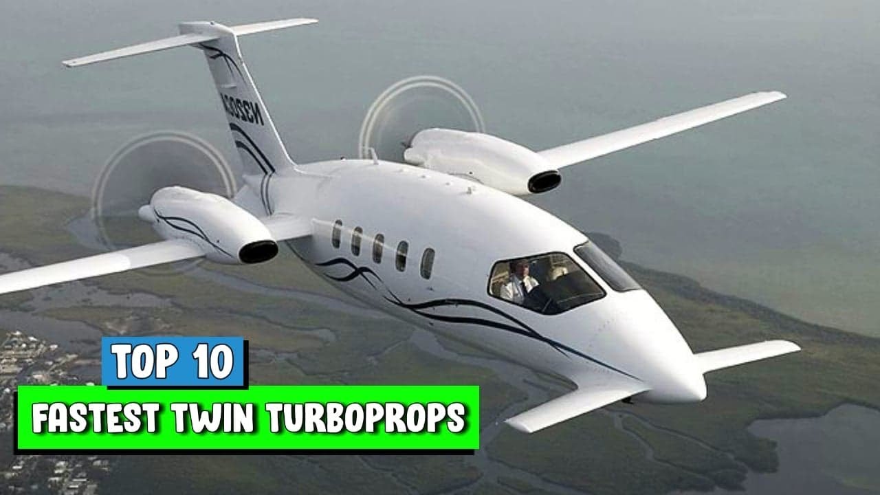 Top 10 Fastest Twin Turboprops YouTube