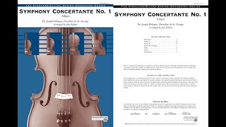Symphony Concertante No. 1, arr. Jim Palmer – Score & Sound