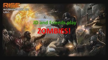 JD and friends Play: Call of duty World At War Zombies Custom Map: Rise