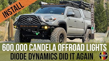 BEST OVERLANDING LIGHTS | FULL DIODE DYNAMICS LED LIGHT INSTALL | TOYOTA TACOMA OVERLAND RIG