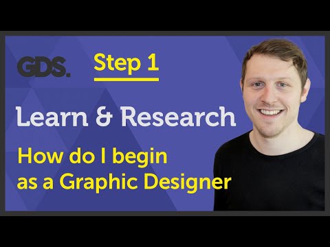 ‘Learn & Research’ How do I begin as a Graphic Designer? Ep22/45 [Beginners Guide to Graphic Design]