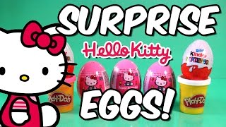 Magic Hobby Show - Hello Kitty Surprise Eggs Opening. New 2015 Toys & Kinder Surprise Eggs