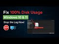 Fix 100% Disk Usage on Windows 10 11 – Stop the Lag Now!