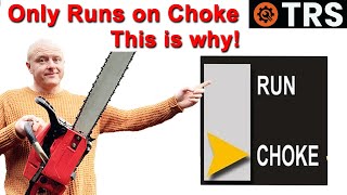 2Stroke Engine Only Runs on Choke (Will Not Run) This is why!