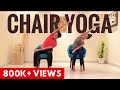 11 minute chair yoga practice  chair yoga for beginners  seniors  easy chair yoga with bodsphere