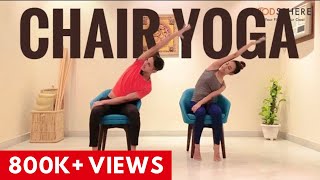 11 Minute Chair Yoga Practice | Chair Yoga for Beginners \& Seniors | Easy Chair Yoga With Bodsphere