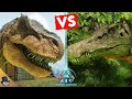 Ark Survival Ascended Dinosaur Battle Arena | TYRANNOSAURUS VS SPINOSAURUS