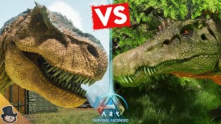 Ark Survival Ascended Dinosaur Battle Arena | TYRANNOSAURUS VS SPINOSAURUS