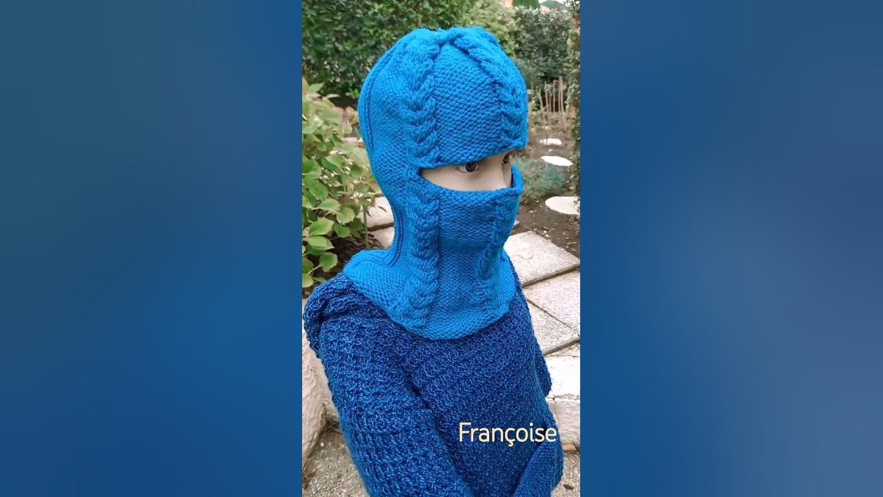 Tuto Tricot Cagoule facile toutes tailles / Cagoule Enfant - Cagoule Femme  - Cagoule Homme 