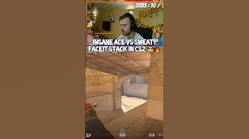 Clutched an ACE Against a Sweaty FACEIT Stack in CS2 😤 | #cs2  #faceit  #gaming  #shorts