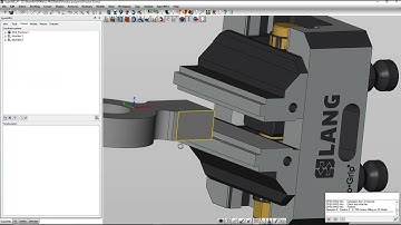 Hypermill 3+2 machining tutorial 2-tagging part off