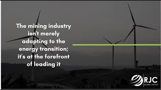 Leading the Energy Transition in Mining
