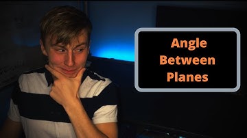 How to Find the Angle Between Planes (in 3D) || Calculus 3