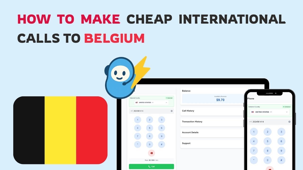 How to Make Cheap International Calls to Belgium | Call Belgium Online Without an App