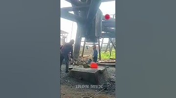 Creating Flanges Using Iron Billet #iron #flange