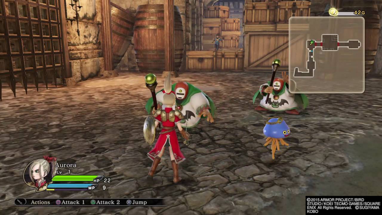 quest cali DRAGON QUEST HEROES The World Tree's Woe and the Blight Below First Play part1