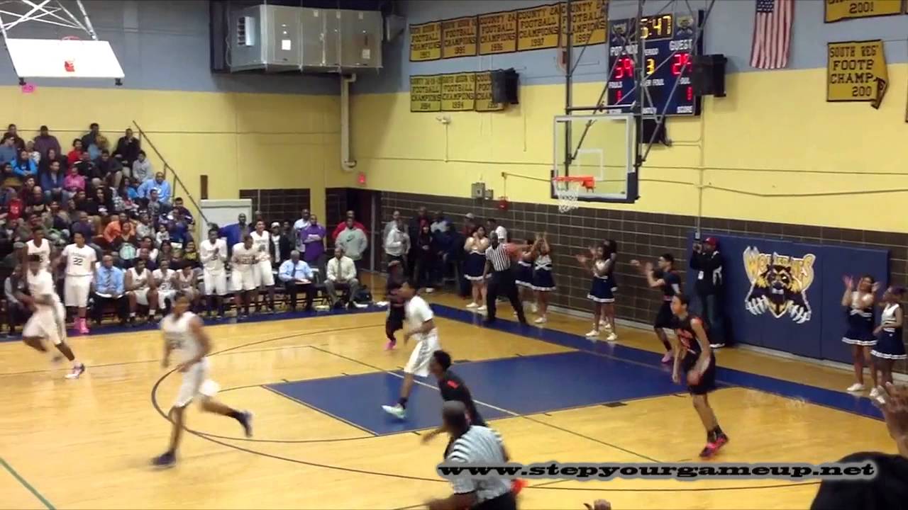 Potomac's Randall Broddie's 2-hand alley-oop, 2-hand fastbreak dunk & 1-hand fastbreak dunk.