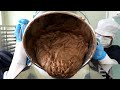 초콜릿을 들이부었습니다! 매일 4000개 생산, 반죽부터 먹고싶은 초콜릿 마들렌 Making deep chocolate madeleine - Korean street food