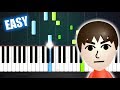 Mii Channel Theme - EASY Piano Tutorial by PlutaX