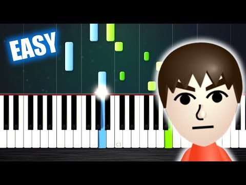 Mii Channel Theme Easy Piano Tutorial By Plutax - roblox virtual piano ninento mii channel song