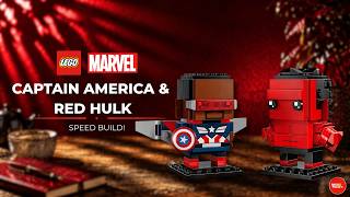 LEGO BrickHeadz Captain America & Red Hulk Speed Build | PART 1