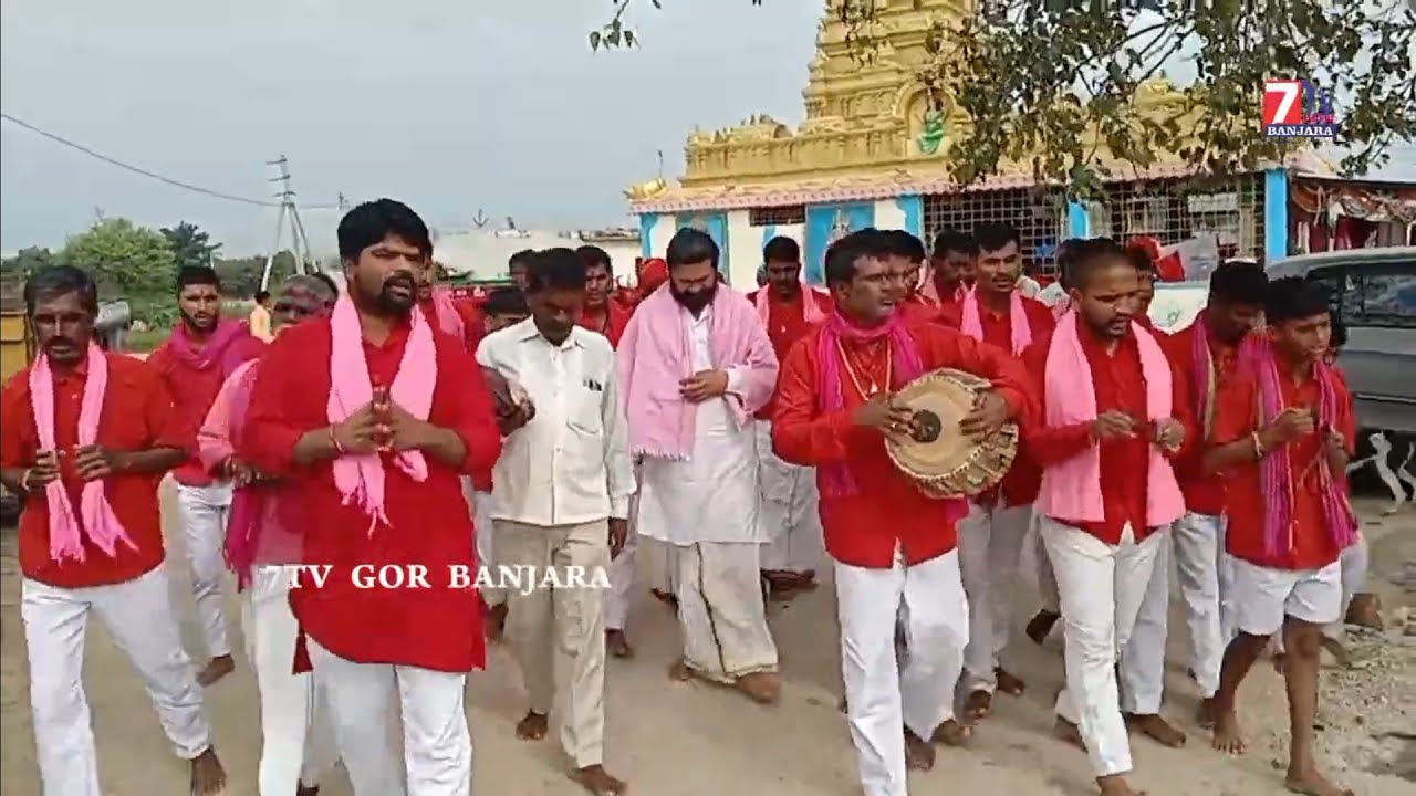 Waja Gajathi Shekhar Maharaj Swagath Grand welcome Bhavani Sevalal Maharaj Bhog  7tv Gor Banjara