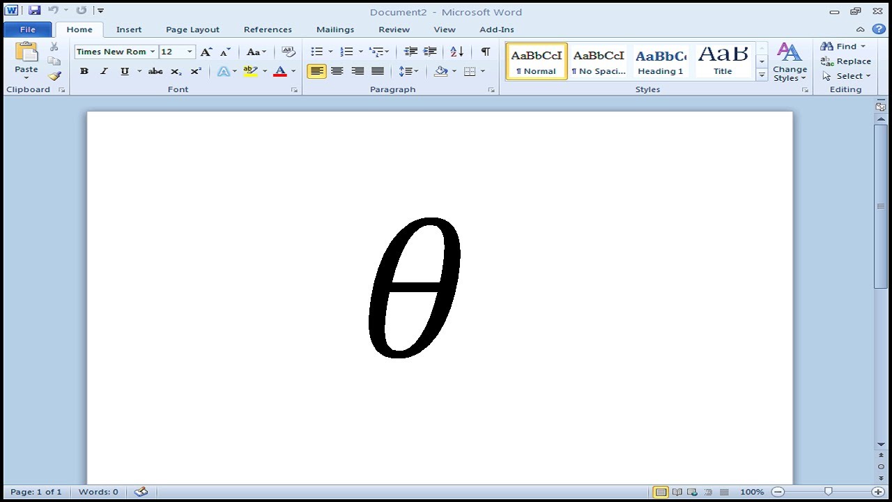 How To Type Theta Symbol In Microsoft Word Teta Işareti Hakkında En