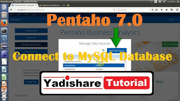 Pentaho 7.0 Tutorial | Connect To MySQL Database
