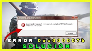 Como Solucionar el Error 0xc00007b en Windows 10/8/7